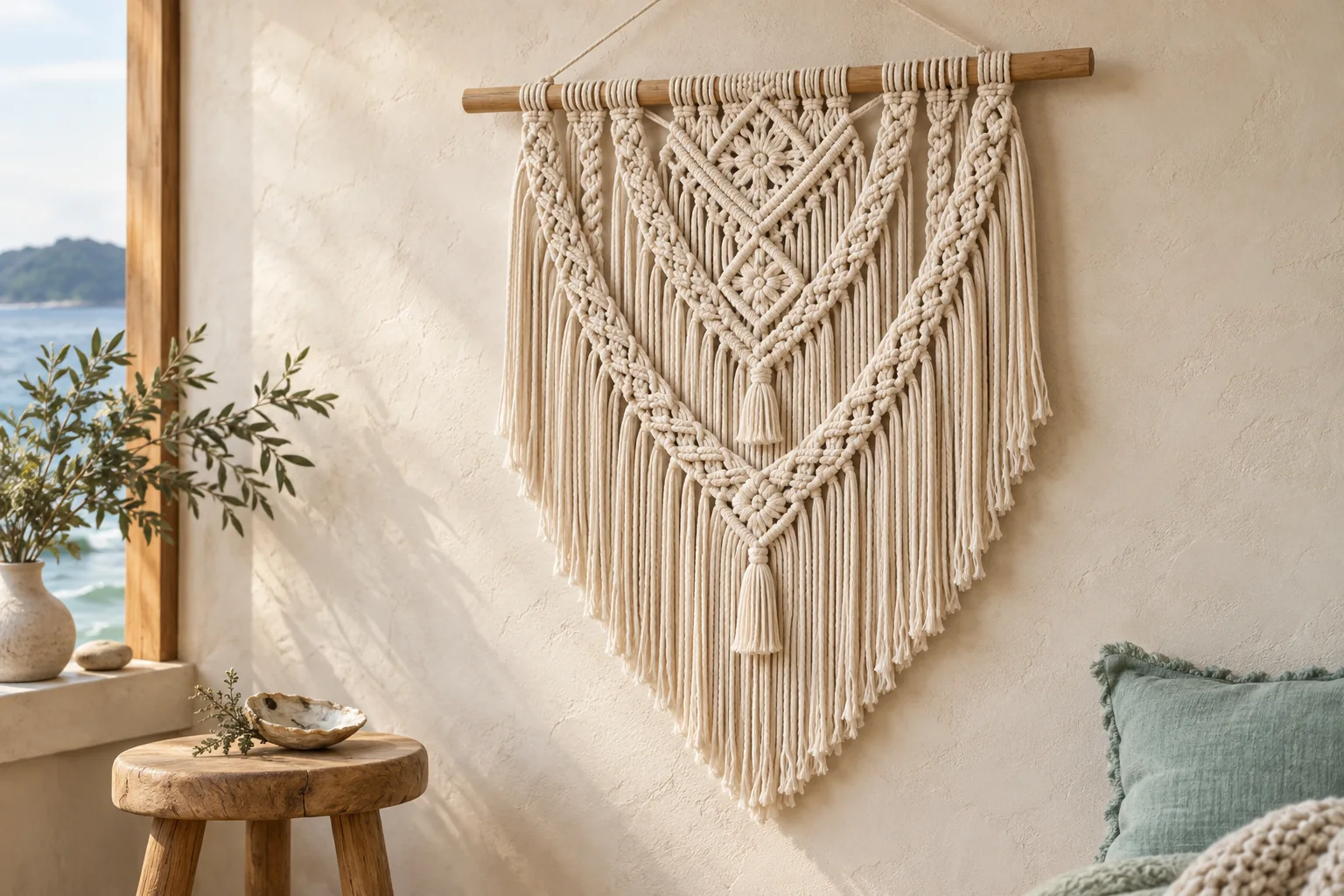 Composición de muestra: Macramé