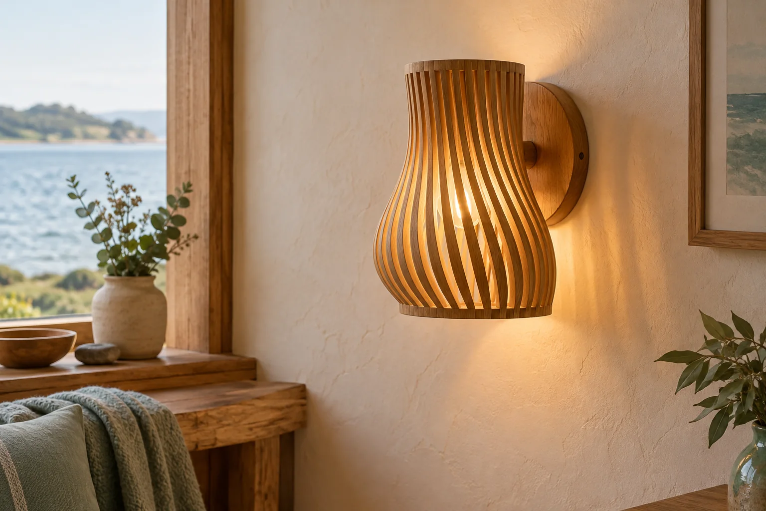 Composición de muestra: Madera y decoración