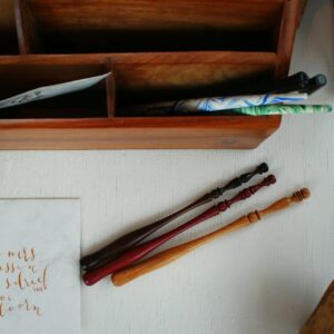 Organizador de Escritorio Multifuncional de Madera